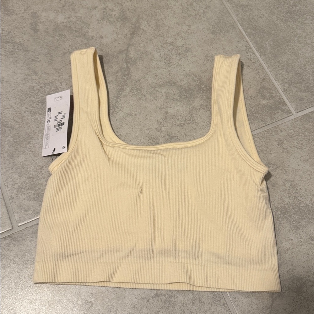 Primark Cream Ribbed Bandeaus - Picture 2 of 3